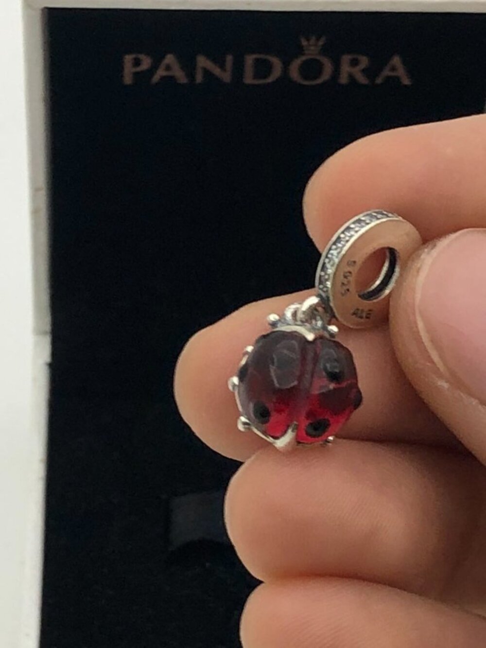 ✨🔥Pandora Red Ladybird Dangle Charm S925 sterling silver gift
